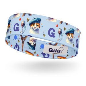 Parisian Paws All-Over Print Cat Headband