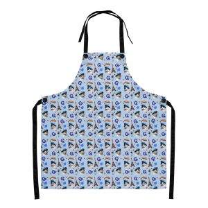 French Meow-sterpiece | All-Over Print Cat Apron