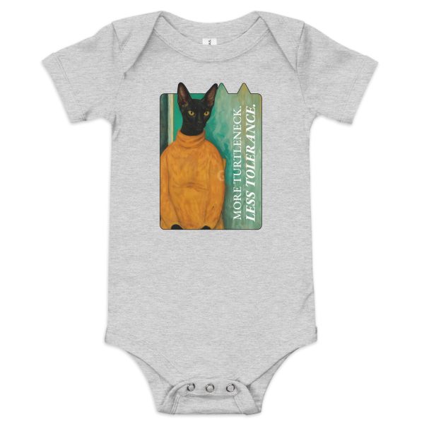 More Turtleneck, Less Tolerance – Baby Bodysuit - Image 3