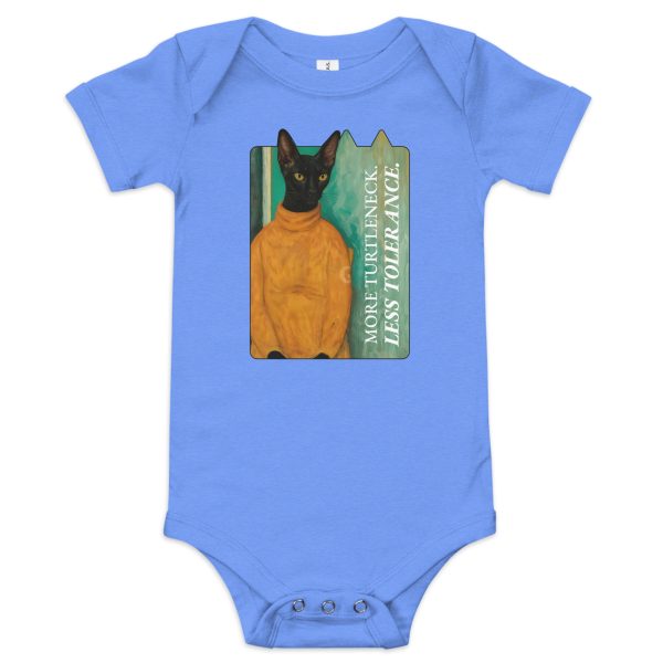 More Turtleneck, Less Tolerance – Baby Bodysuit - Image 2