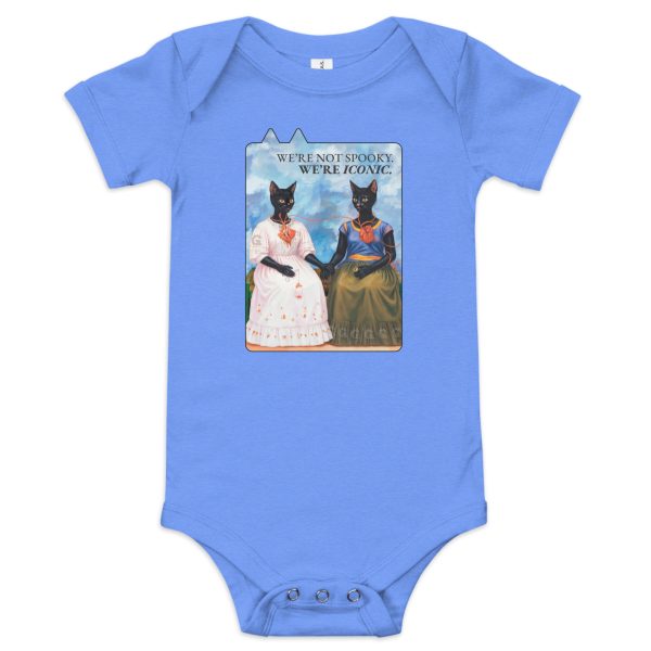 Two Fridas – Black Cat Baby Bodysuit for Artsy Families - Image 2