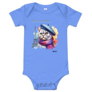 La Vie en Paws Baby Onesie – Paris Cat Baby Gift