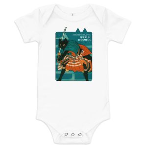 Samurai Cat – Warrior Baby Bodysuit for Cat Lovers