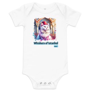 Whiskers of Istanbul Baby Onesie – Cat Lover Gift