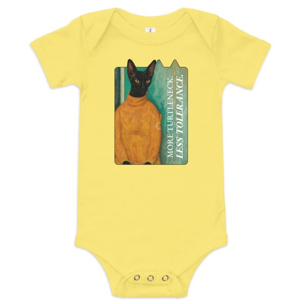 More Turtleneck, Less Tolerance – Baby Bodysuit - Image 4