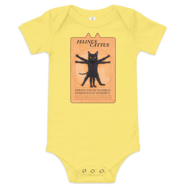 Felinus Cattus – Cat Lover Baby Bodysuit - Image 4