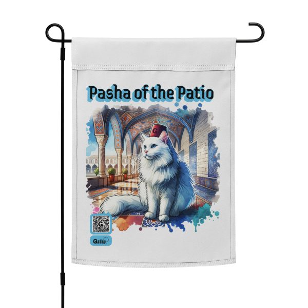Pasha of the Patio Cat Garden Flag – Turkish-Inspired Decor - Image 2