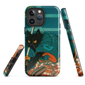 Samurai Cat MagSafe® Case – Warrior Black Cat iPhone® Cover