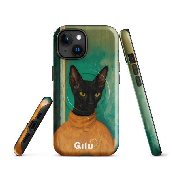 Turtleneck Cat MagSafe® – Stylish Black Cat iPhone® Case - Image 9
