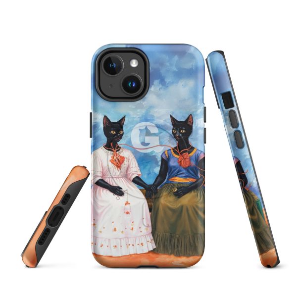 Iconic Cats MagSafe® Case – Frida Style Black Cat iPhone® Cover - Image 3