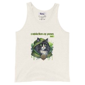 Triskelion of Paws | Celtic Cat Tank Top for Men