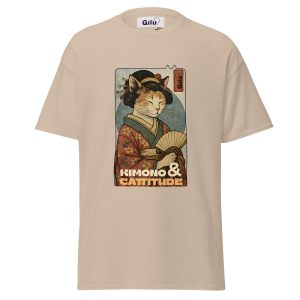 Kimono & Cattitude Japanese Cat Tee – Funny Cat Lover Gift