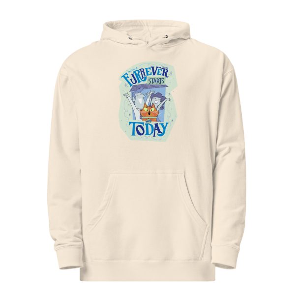 Furrever Starts Today Unisex Cat Rescue Hoodie – Midweight Sweatshirt - Image 5