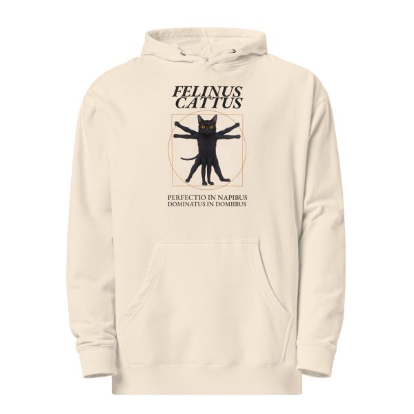 Vitruvian Cat Hoodie – Funny Feline Hoodie for Nap Connoisseurs - Image 5