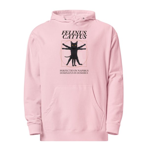Vitruvian Cat Hoodie – Funny Feline Hoodie for Nap Connoisseurs - Image 4