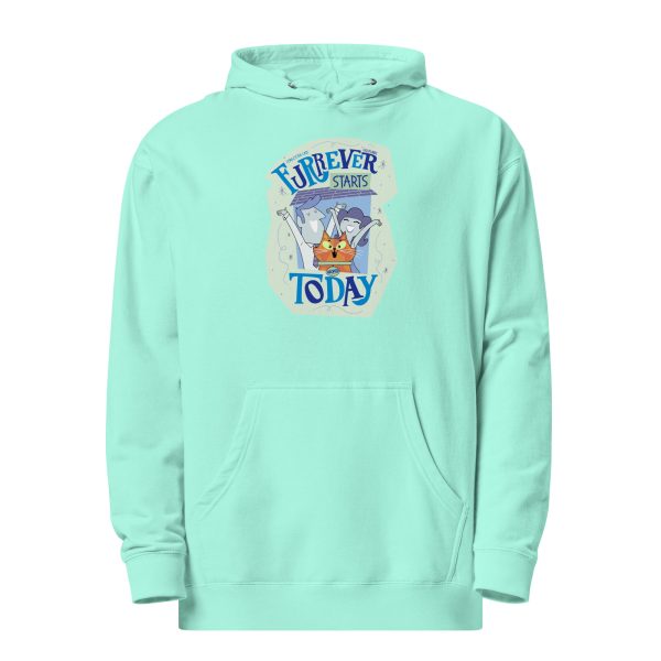 Furrever Starts Today Unisex Cat Rescue Hoodie – Midweight Sweatshirt - Image 4
