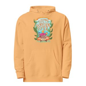 Happy Purrever After Cat Adoption Hoodie – Unisex Midweight Sweatshirt