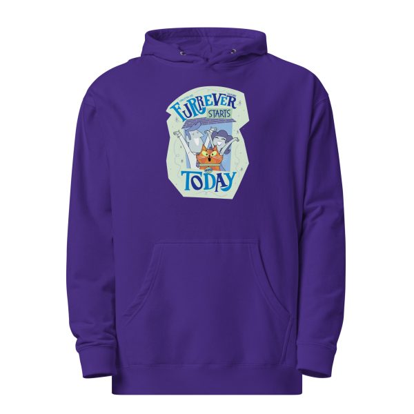 Furrever Starts Today Unisex Cat Rescue Hoodie – Midweight Sweatshirt - Image 2