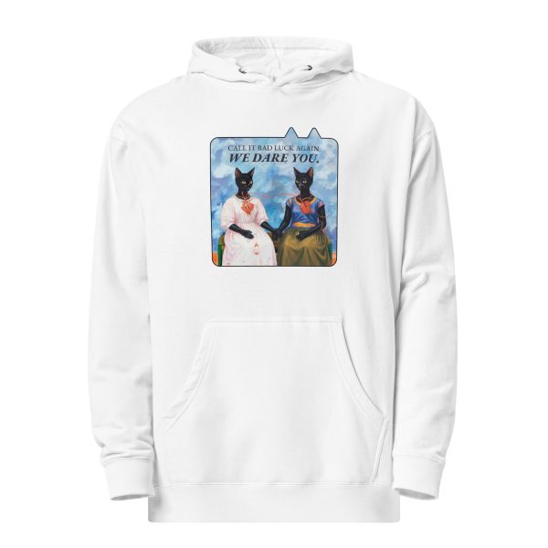 Dare You Cat Hoodie – Frida Style Black Cat Hoodie for Bold Humans - Image 5