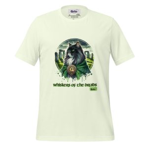 Whiskers of the Druids Cat T-Shirt – Celtic Cat Magic Tee