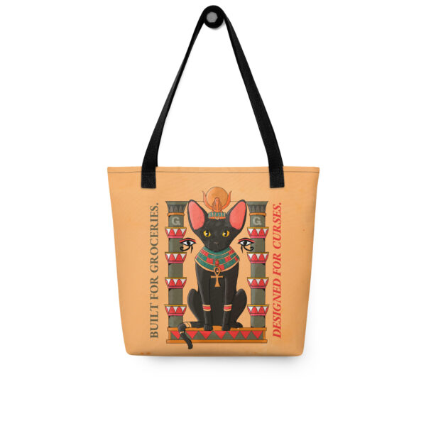 Pharaoh Cat Tote Bag – Built for Groceries, Designed for Curses