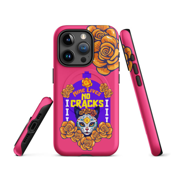 Nine Lives, No Cracks Cat iPhone® Tough Case – MagSafe® Compatible - Image 7