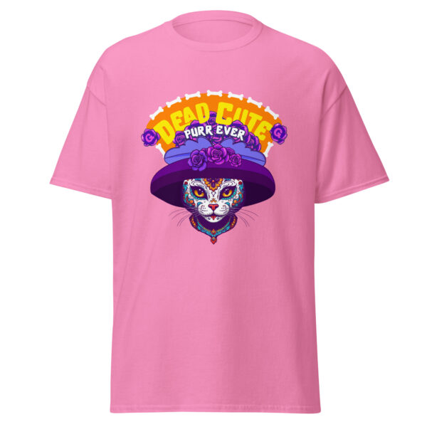 Dead Cute Cat T-Shirt – Día de los Muertos Unisex Tee - Image 5
