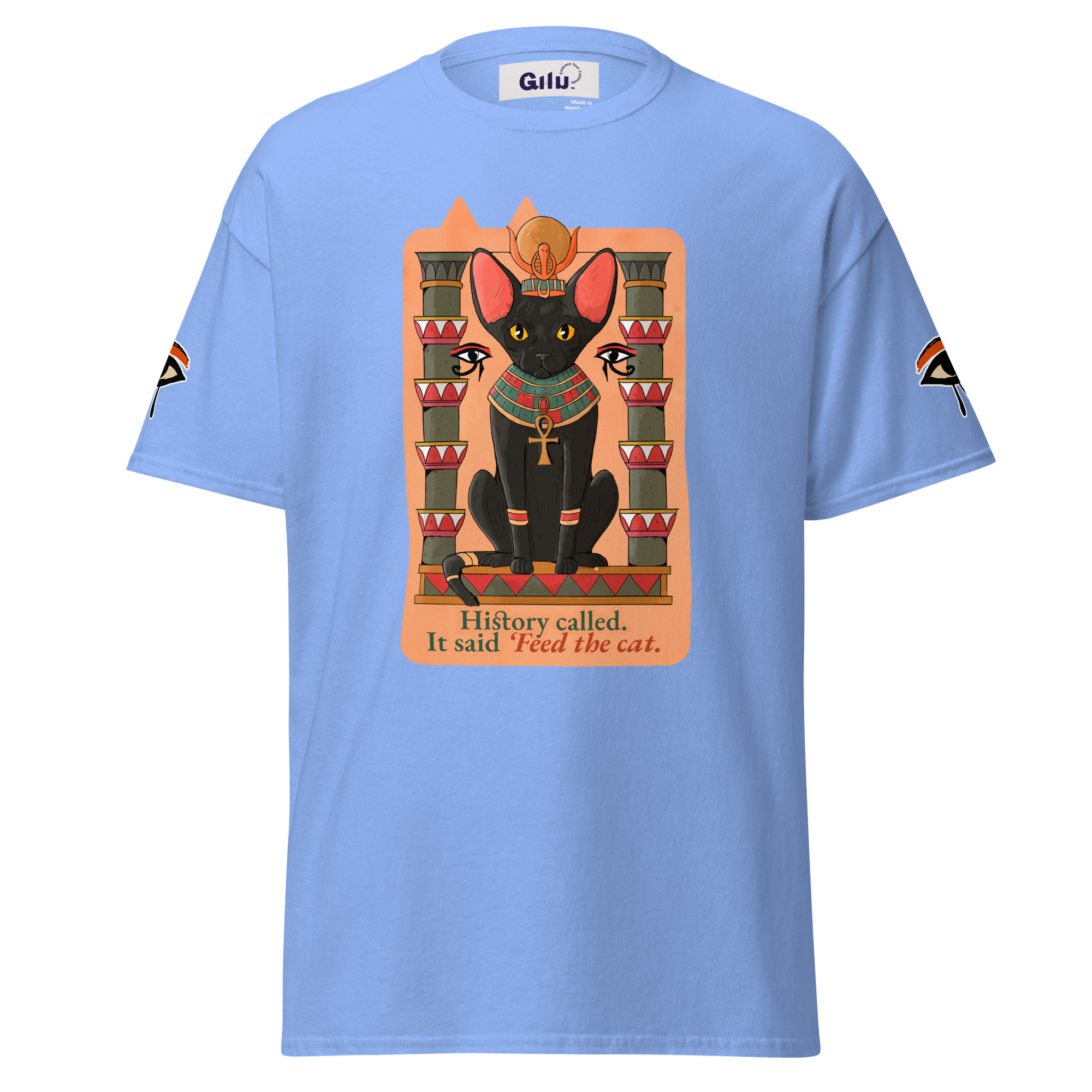 Feed the Cat Unisex T-Shirt – Egyptian Cat Humor Tee - Image 16