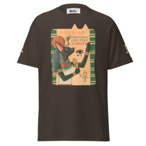 Deity Cat Unisex T-Shirt – Ancient Egyptian Cat Lover Tee
