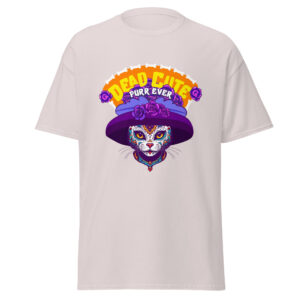 Dead Cute Cat T-Shirt – Día de los Muertos Unisex Tee