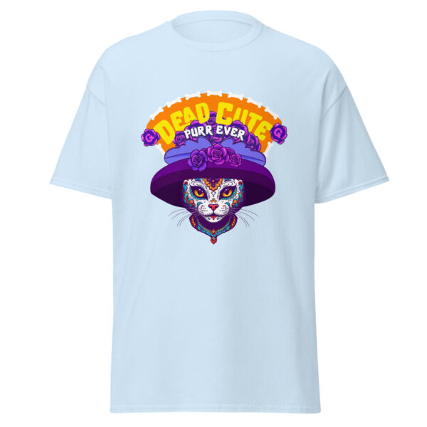 Dead Cute Cat T-Shirt – Día de los Muertos Unisex Tee - Image 12