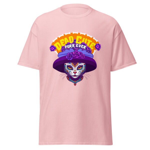 Dead Cute Cat T-Shirt – Día de los Muertos Unisex Tee - Image 11