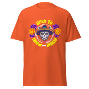 Born to Meow-riachi Cat T-Shirt – Funny Día de los Muertos Tee