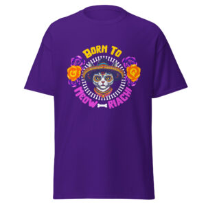 Born to Meow-riachi Cat T-Shirt – Funny Día de los Muertos Tee