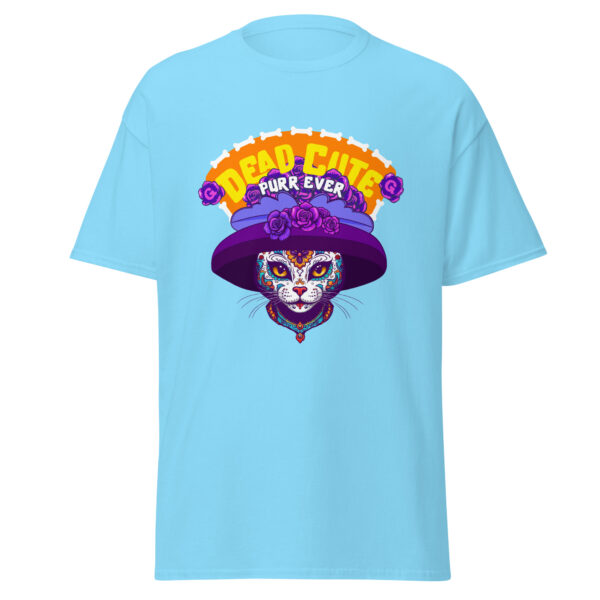 Dead Cute Cat T-Shirt – Día de los Muertos Unisex Tee - Image 7
