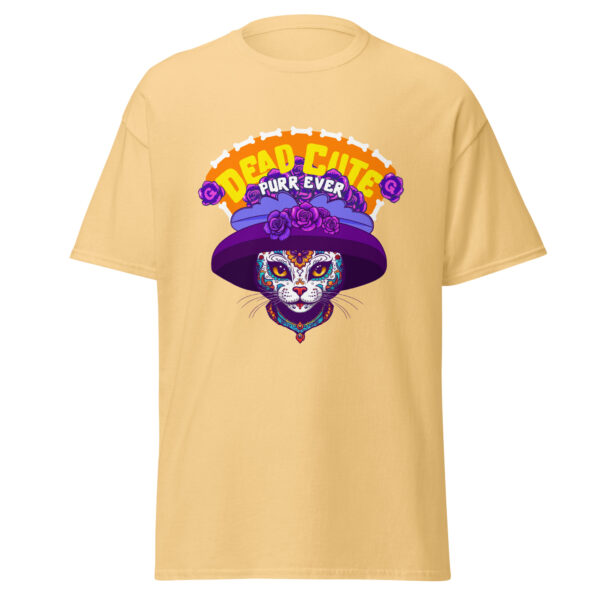 Dead Cute Cat T-Shirt – Día de los Muertos Unisex Tee - Image 10