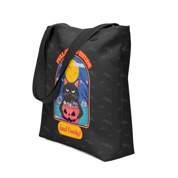 Full of Cat-titude (and Candy) | All-Over Print Tote Bag | Gilu - Image 2