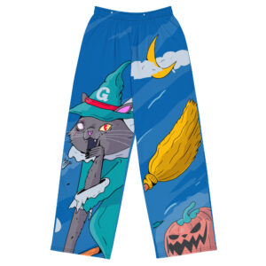 Witchful & Stylish All-Over Print Unisex Wide-Leg Pants | Gilu