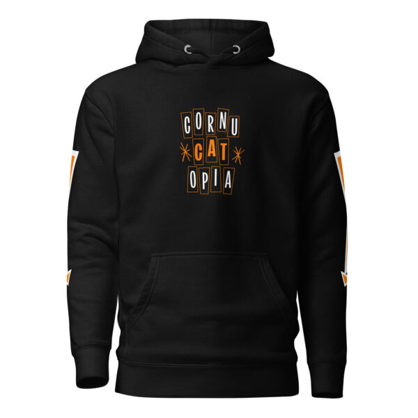 CornuCATopia Luxe Edition Hoodie – Premium Cat Thanksgiving Pullover - Image 2