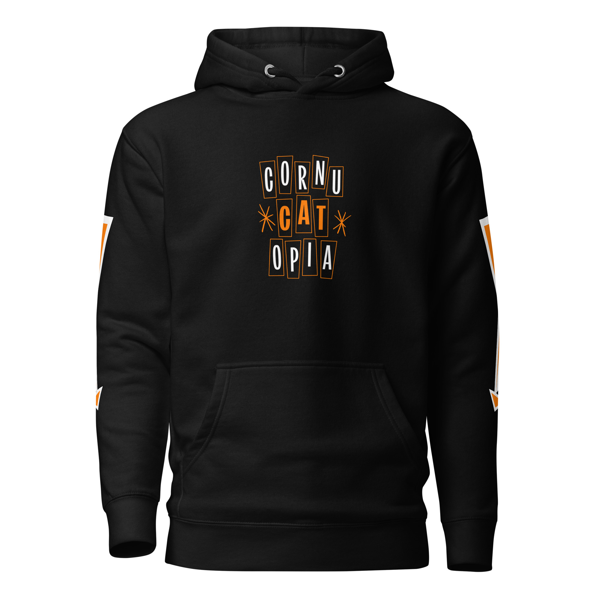 CornuCATopia Luxe Edition Hoodie – Premium Cat Thanksgiving Pullover - Image 2