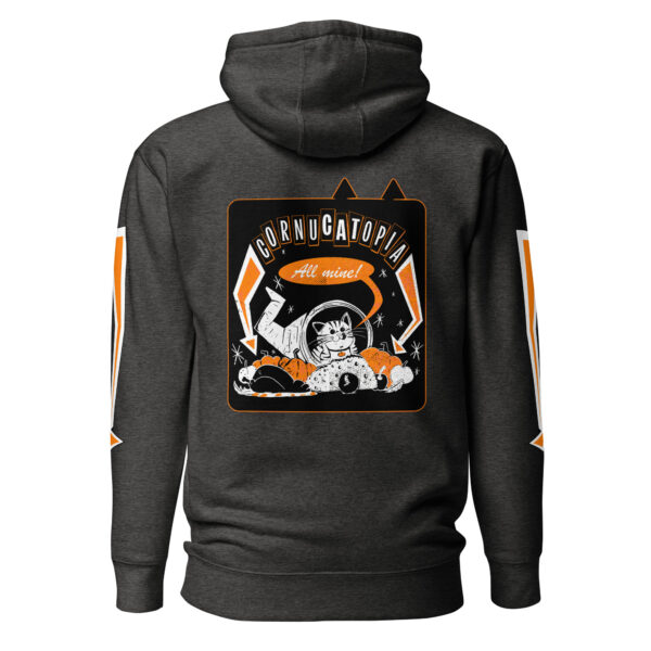 CornuCATopia Luxe Edition Hoodie – Premium Cat Thanksgiving Pullover - Image 7