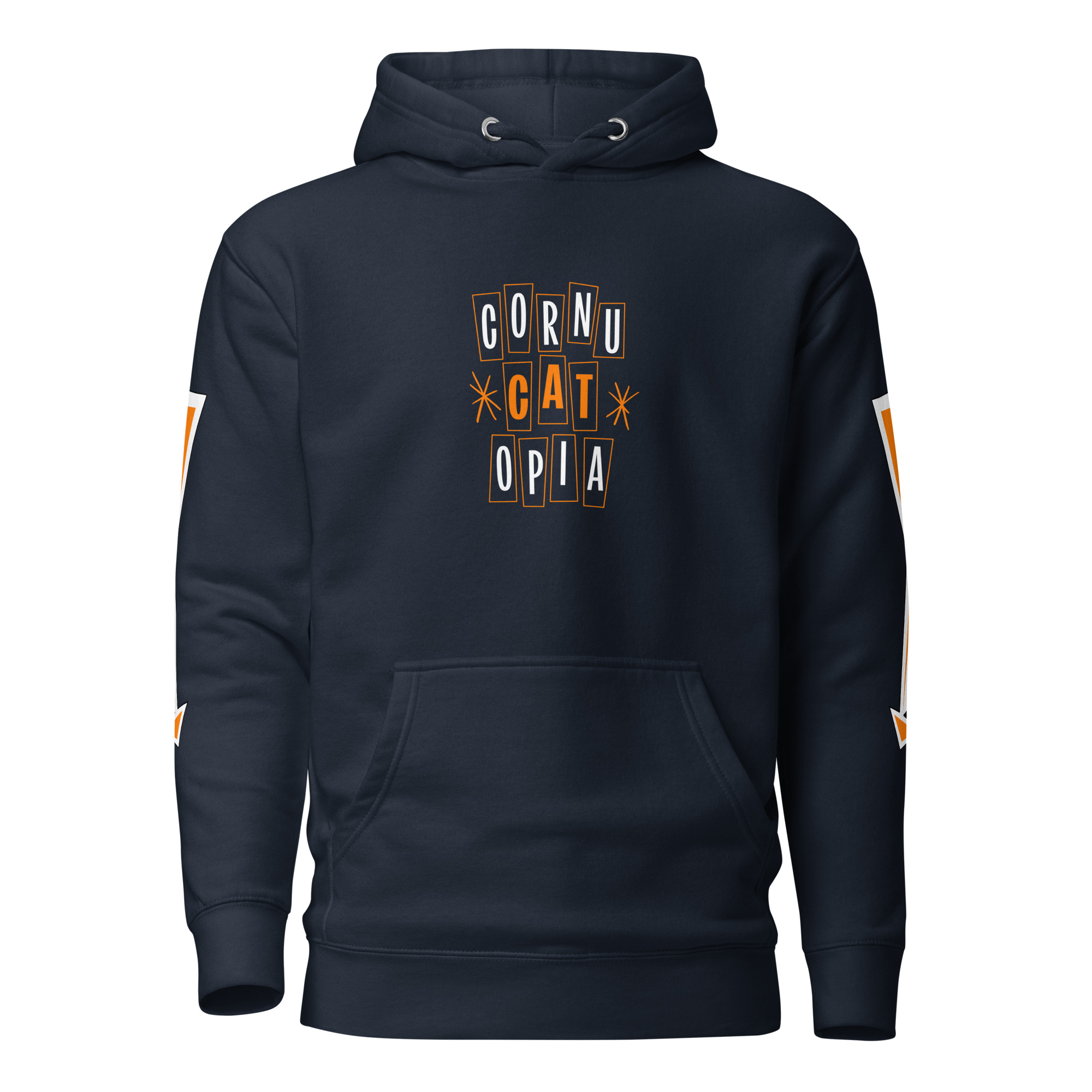 CornuCATopia Luxe Edition Hoodie – Premium Cat Thanksgiving Pullover - Image 3