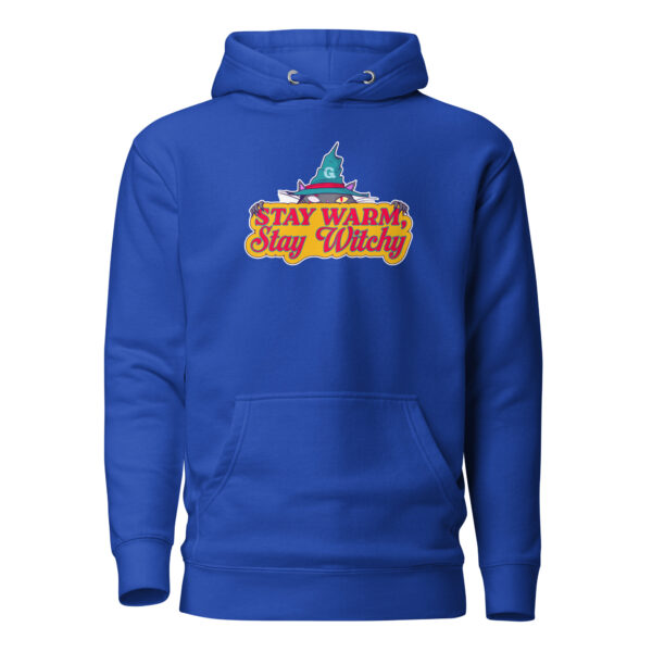 Stay Warm, Stay Witchy | Unisex Premium Pullover Hoodie | Gilu - Image 3