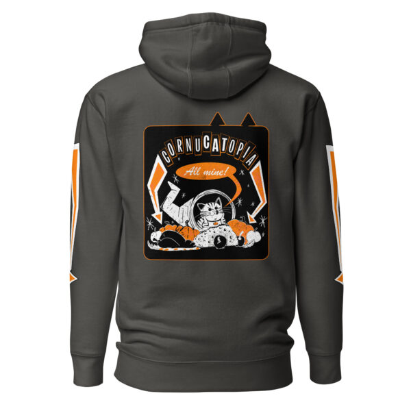 CornuCATopia Luxe Edition Hoodie – Premium Cat Thanksgiving Pullover - Image 8
