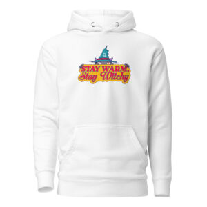 Stay Warm, Stay Witchy | Unisex Premium Pullover Hoodie | Gilu