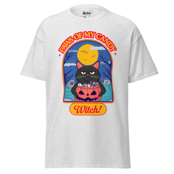Paws Off My Candy, Witch! Unisex Classic Tee | GiluCats - Image 7