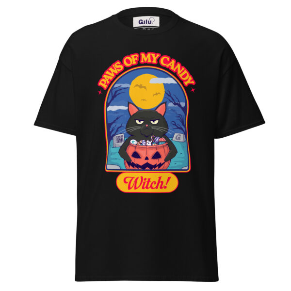 Paws Off My Candy, Witch! Unisex Classic Tee | GiluCats - Image 2