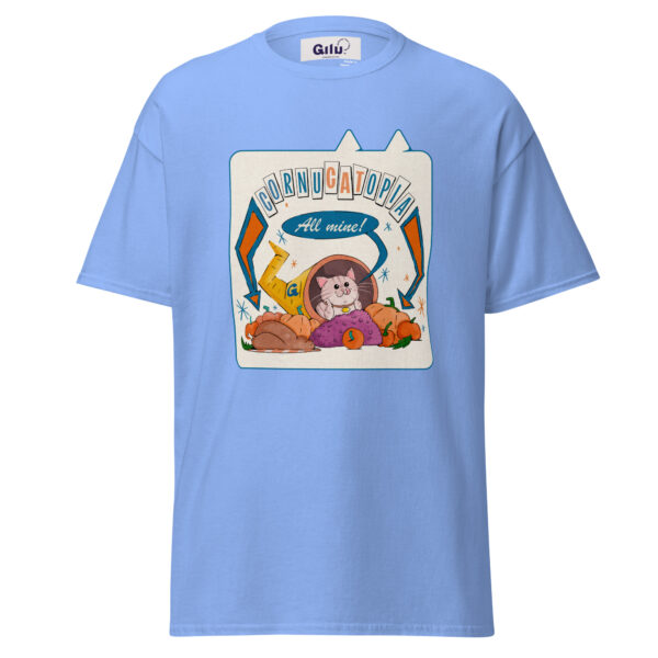 Cornucatopia “All Mine!” Cat Thanksgiving Tee – Funny Unisex T-Shirt - Image 7