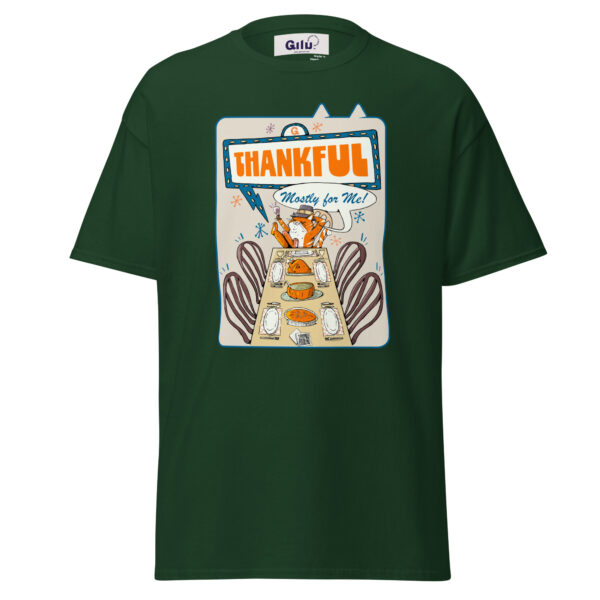 Thankful (Mostly for Me!) Cat Thanksgiving Tee – Funny Unisex T-Shirt - Image 6