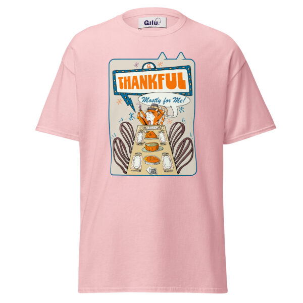 Thankful (Mostly for Me!) Cat Thanksgiving Tee – Funny Unisex T-Shirt - Image 9